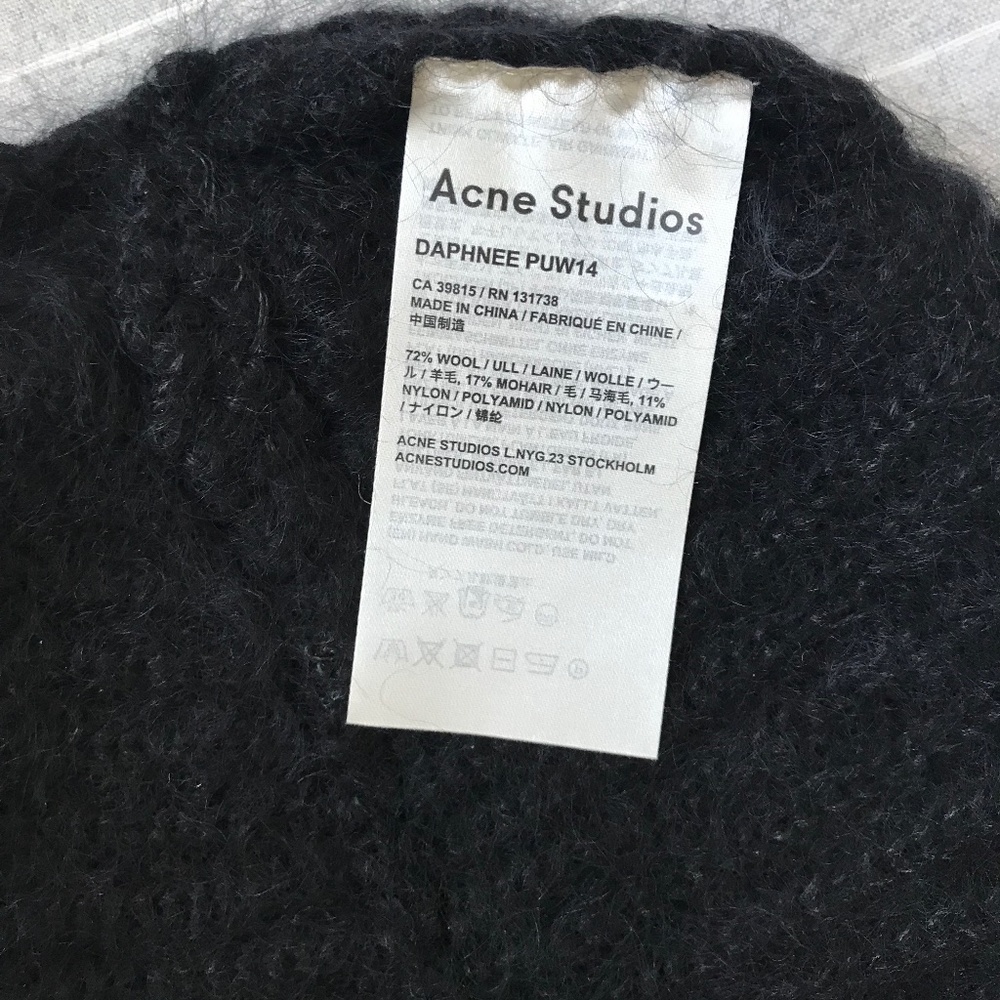 Acne Studios Rib Knit Beanie - Picture 3 of 4